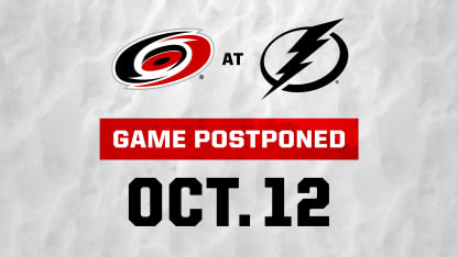 NHL Announces Postponement of Saturday's Game