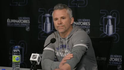 Avant-match c. WSH : St-Louis