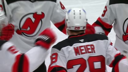 Meier follows through for goal on third opportunity