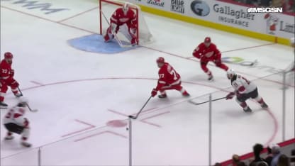 Jack Hughes with a Powerplay Goal vs. Detroit Red Wings