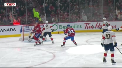 FLA@MTL: Dobson scores goal against Sergei Bobrovsky