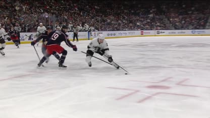 LAK@CBJ: Laughton scores goal against Jet Greaves