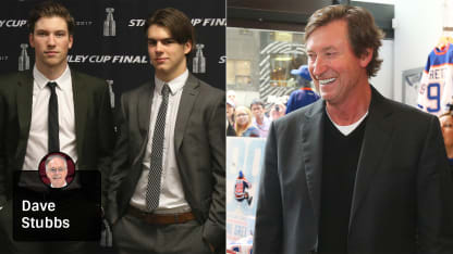 Draft prospects Wayne Gretzky split Stubbs badge