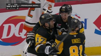 ANA@PIT: Mantha scores PPG against Ville Husso