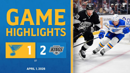 Highlights: LAK 2, STL 1 (OT)