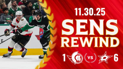 Sens Rewind: Sens Fall to Dallas