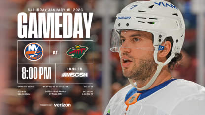 Game Preview: Islanders at Wild Jan. 10 2026