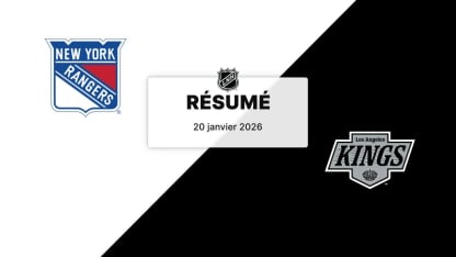 NYR vs LAK | 20 01, 2026 | Résumé
