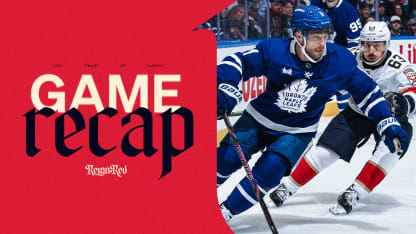 RECAP: Maple Leafs 4, Panthers 3
