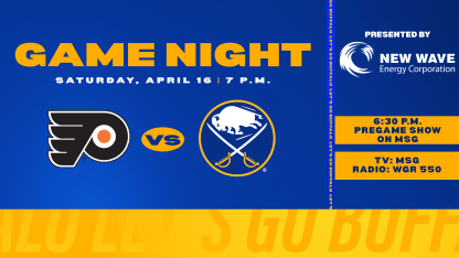 20220416 Sabres Flyers Game Night Mediawall New Wave