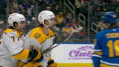 NSH@STL: Forsberg has a hat trick against the Blues