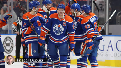McDavid Oilers badge Dupuis
