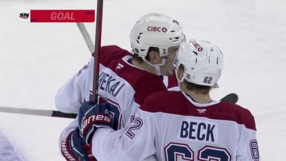 MTL@NYR: Xhekaj scores goal against Igor Shesterkin