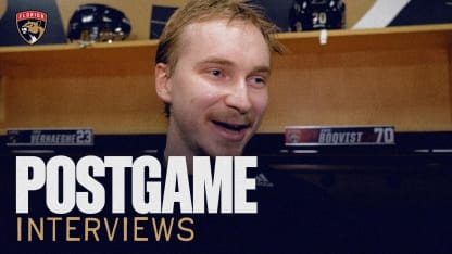 FLA vs. NYI: Daniil Tarasov - Postgame