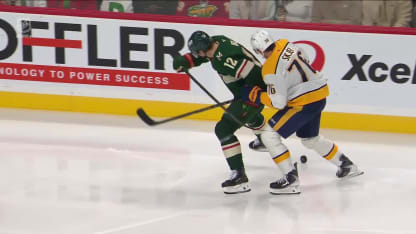 NSH@MIN: Eriksson Ek scores goal against Juuse Saros