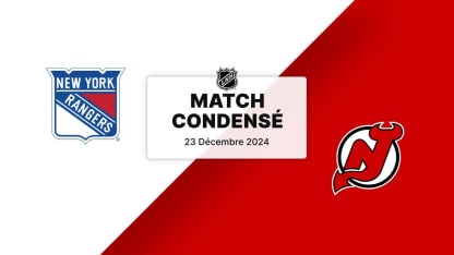 Match condensé : NYR @ NJD 23/12/2024