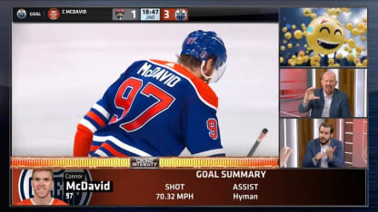 McDavid's 1st Stanley Cup Final goal (ASL Cast)