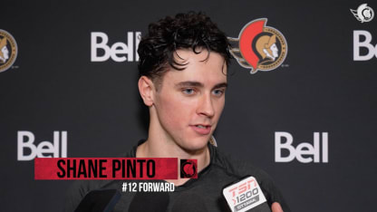 Shane Pinto Postgame Media vs VAN