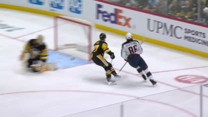 CBJ@PIT: Marchenko scores goal against Arturs Silovs