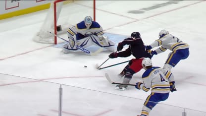 BUF@CBJ: Olivier scores goal against Ukko-Pekka Luukkonen