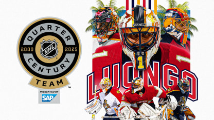 Roberto Luongo Named to NHL Quarter-Century Team