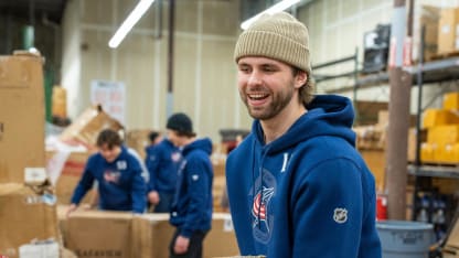 Supporting Our Local Community! Blue Jackets Roll Up Their Sleeves with Habitat for Humanity-MidOhio
