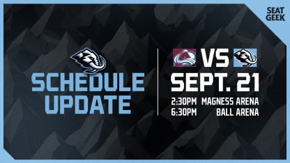 Utah Mammoth Announce Updates to 2025 Preseason Schedule | RELEASE 8.12.25