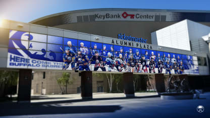 Buffalo Sabres reveal new mural in Ticketmaster Alumni Plaza