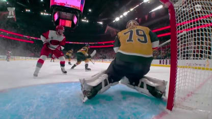 CAR@VGK: Staal scores goal against Carter Hart
