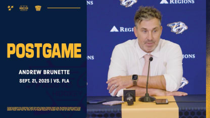 Postgame Sept. 21: Andrew Brunette