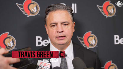 Travis Green dispo médias après le match contre Utah