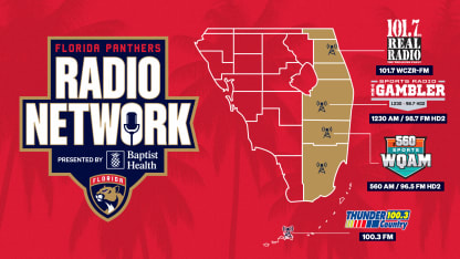 Florida Panthers Announce 2024-25 Radio Network Presented by Baptist Health