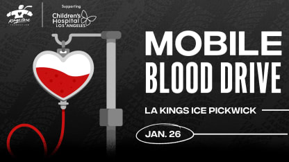 Secure Your Slot to Donate Blood with the LA Kings & CHLA on January 26