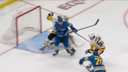 PIT@STL: Sundqvist scores goal against Stuart Skinner