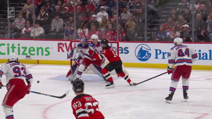 NYR@NJD: Hischier scores PPG against Jonathan Quick