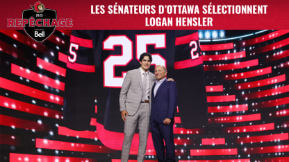 Les Sénateurs d’Ottawa sélectionnent Logan Hensler avec le 23e choix au total 
