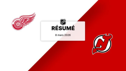 DET vs NJD | Résumé | 08/03/2026