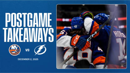 Takeaways: Islanders Beat Bolts 2-1