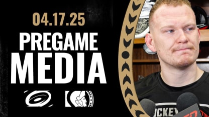 Brady Tkachuk Pregame Media vs CAR