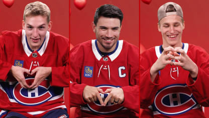 Habs make heart hands