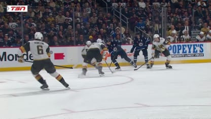 VGK@WPG: Connor scores goal against Carter Hart