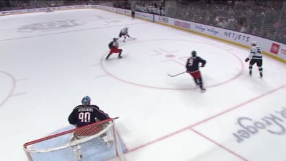 UTA@CBJ: Cooley scores goal against Elvis Merzlikins