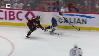 COL@OTT: Stutzle scores empty-net goal