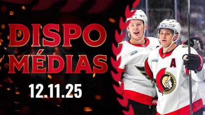 Tim Stützle dispo média après le match contre CBJ