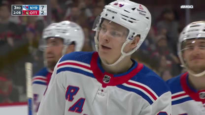 Kakko marque le 7e but des Rangers