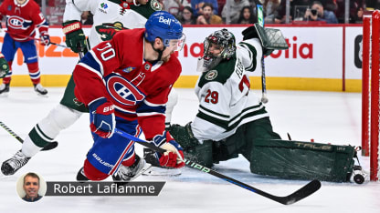 Résumé match Wild Canadiens 17 octobre