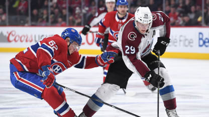 Nathan MacKinnon Montreal Canadiens 2018 January 23