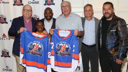 Jon Ledecky at Ice Hockey in Harlem Benefit