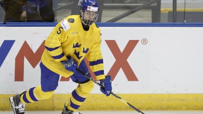 Philip Broberg Sweden 2018-19 2019 NHL Draft prospect