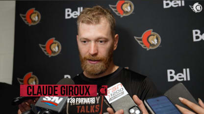 Disponibilité média de Claude Giroux à Gatineau